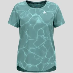 Odlo Zeroweight Chill-Tec Print T-Shirt Crew Neck